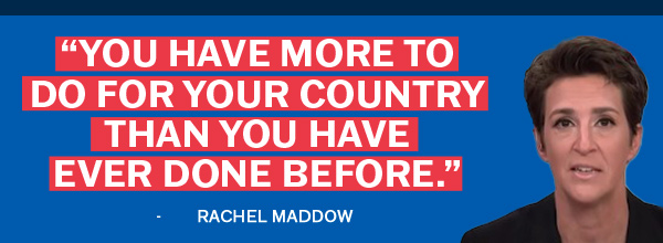 Rachel Maddow broadcast